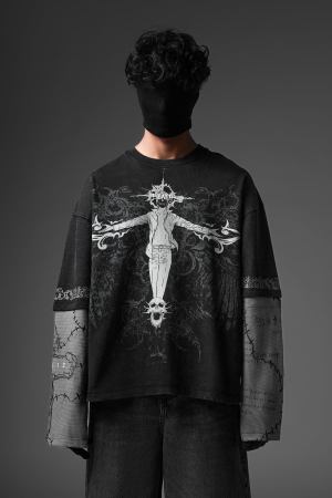 God Complex - Doc Sleeves Washed Tshirt