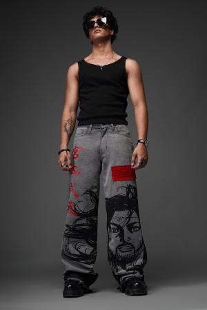 Invincible - Loose Fit Denim Jeans
