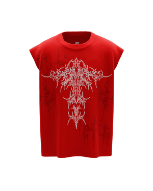 Apocalypse Red Boxy Unisex Vest