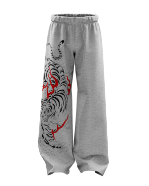 Grawl Grey Unisex Straight Fit Baggy Pants