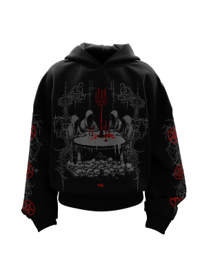 Ritual Black Boxy Oversized Hoodie