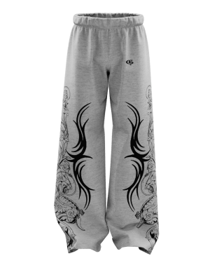 Rygor Melange Unisex Straight Fit Baggy Pants
