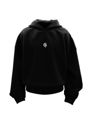 Basic Black Boxy Oversized Hoodie