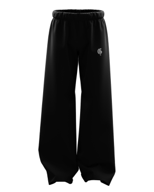 Basic Black Genrage Baggy Pants