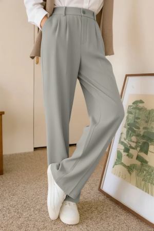 Men’s Linen Trouser – Light Gray
